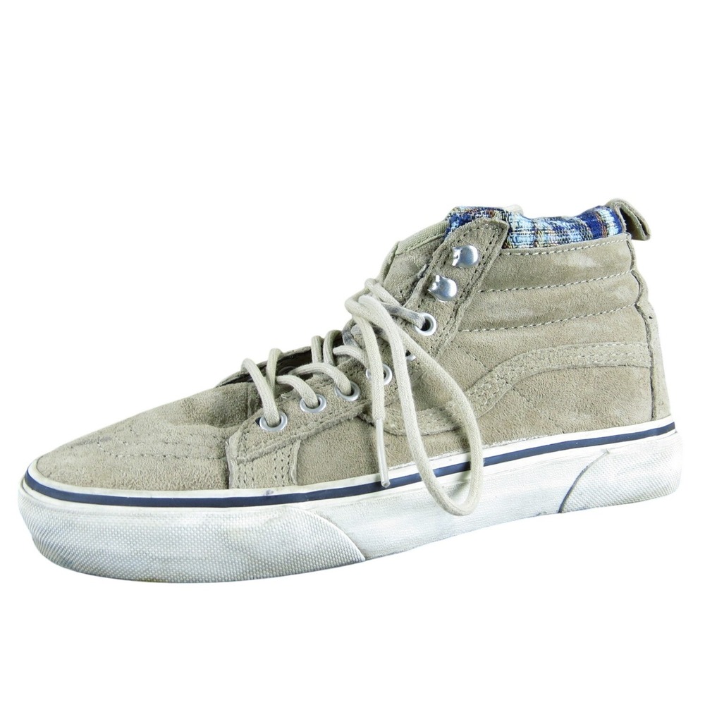 VANS Men U Sk8-hi Scotchgard Sneaker Beige Leather Size 7 Medium‎  Used 2025